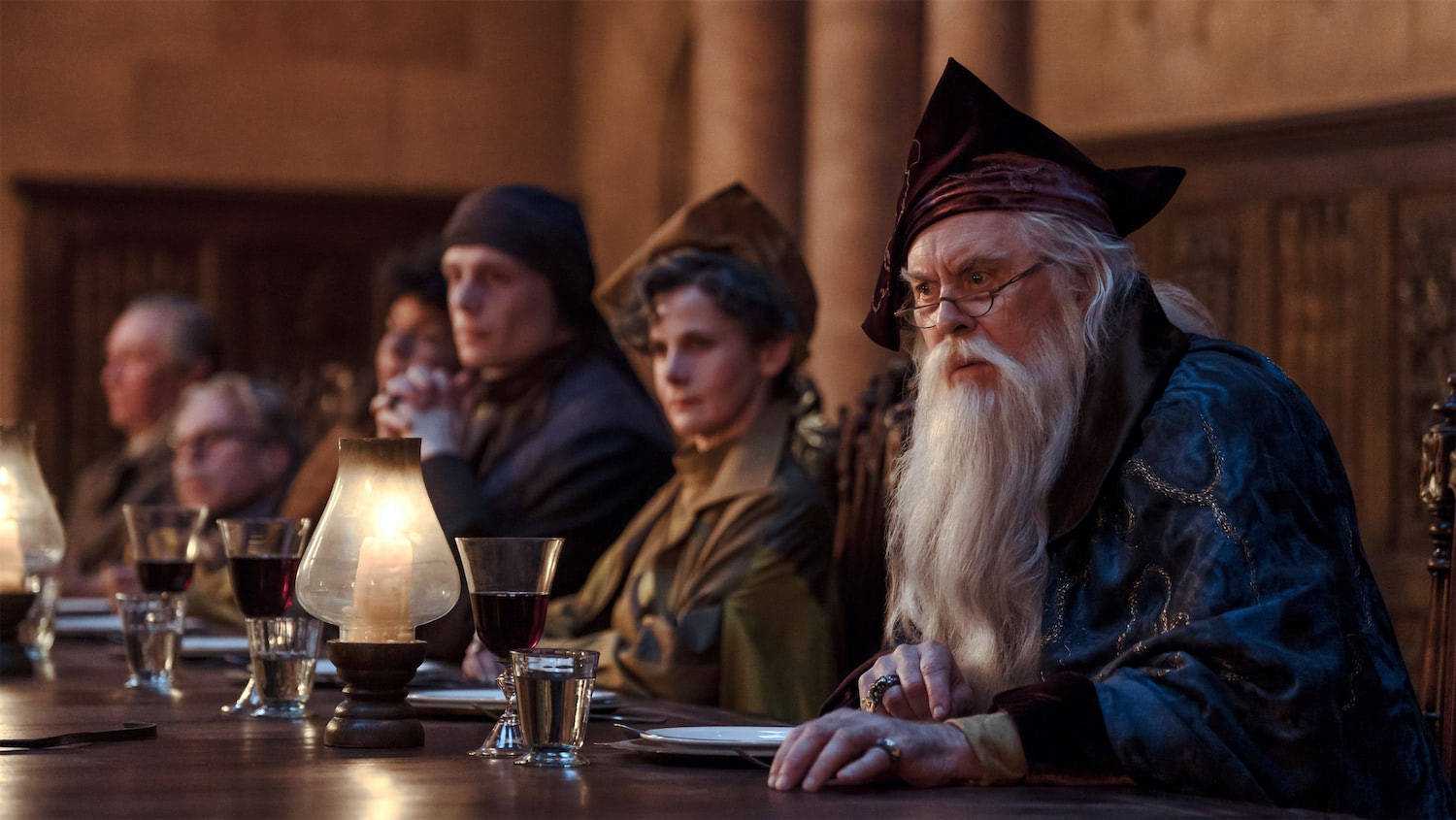 Dumbledore in the Great Hall
