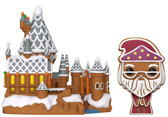 Albus Dumbledore (With Hogwarts) (Gingerbread) (Pop! Town)