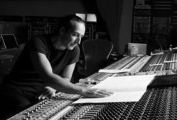 Alexandre Desplat in studio.