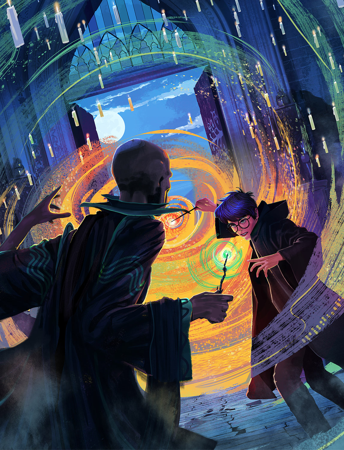 ‘Deathly Hallows’ 2022 digital edition (front jacket artwork)