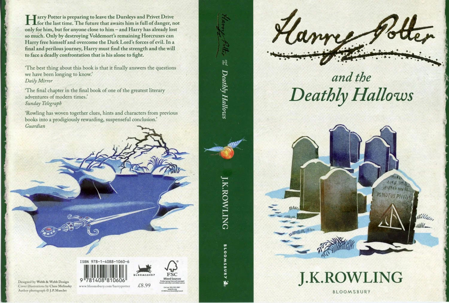‘Deathly Hallows’ signature edition (full jacket)