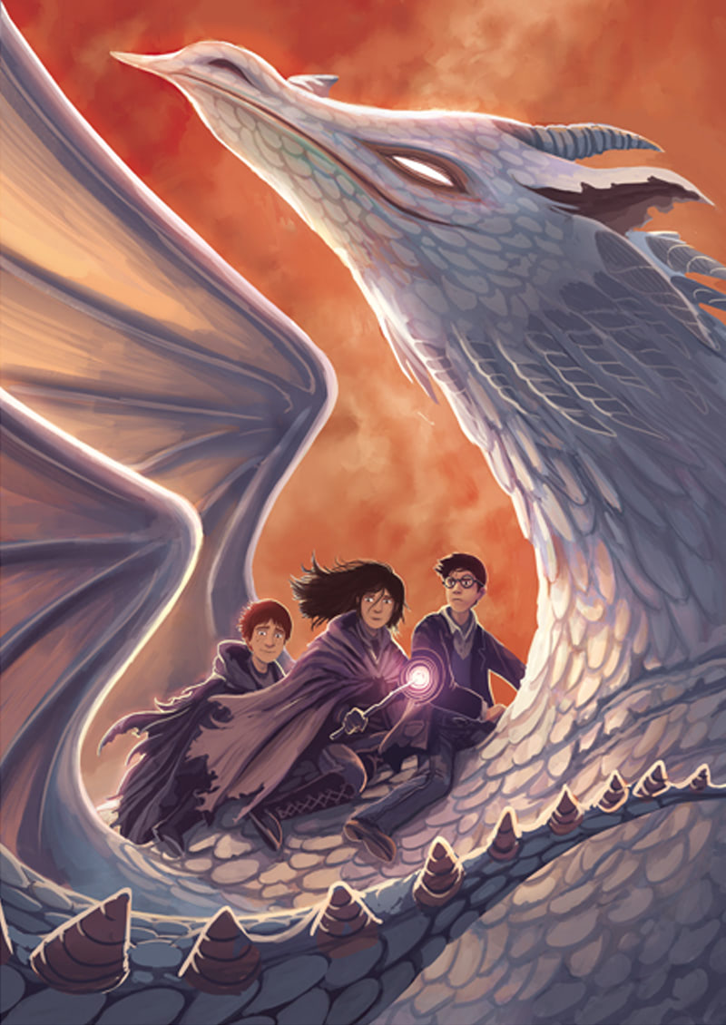 &lsquo;Deathly Hallows&rsquo; US children&rsquo;s edition (2013) (front jacket artwork)