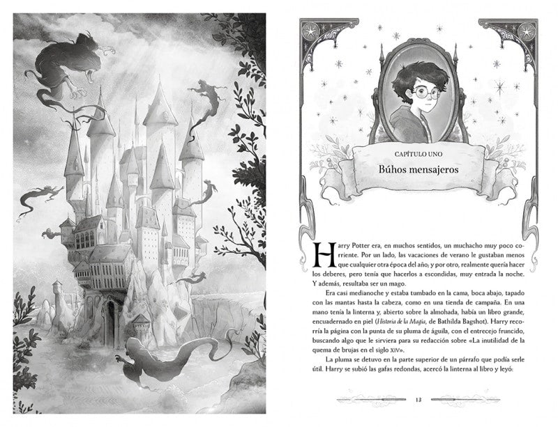Dementors at Hogwarts (Spanish illustrated edition)