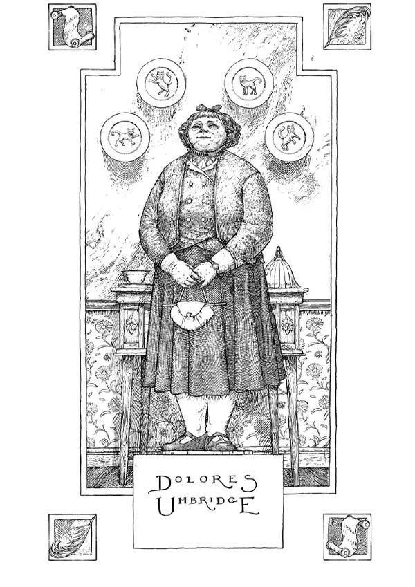 Dolores Umbridge portrait (house editions)