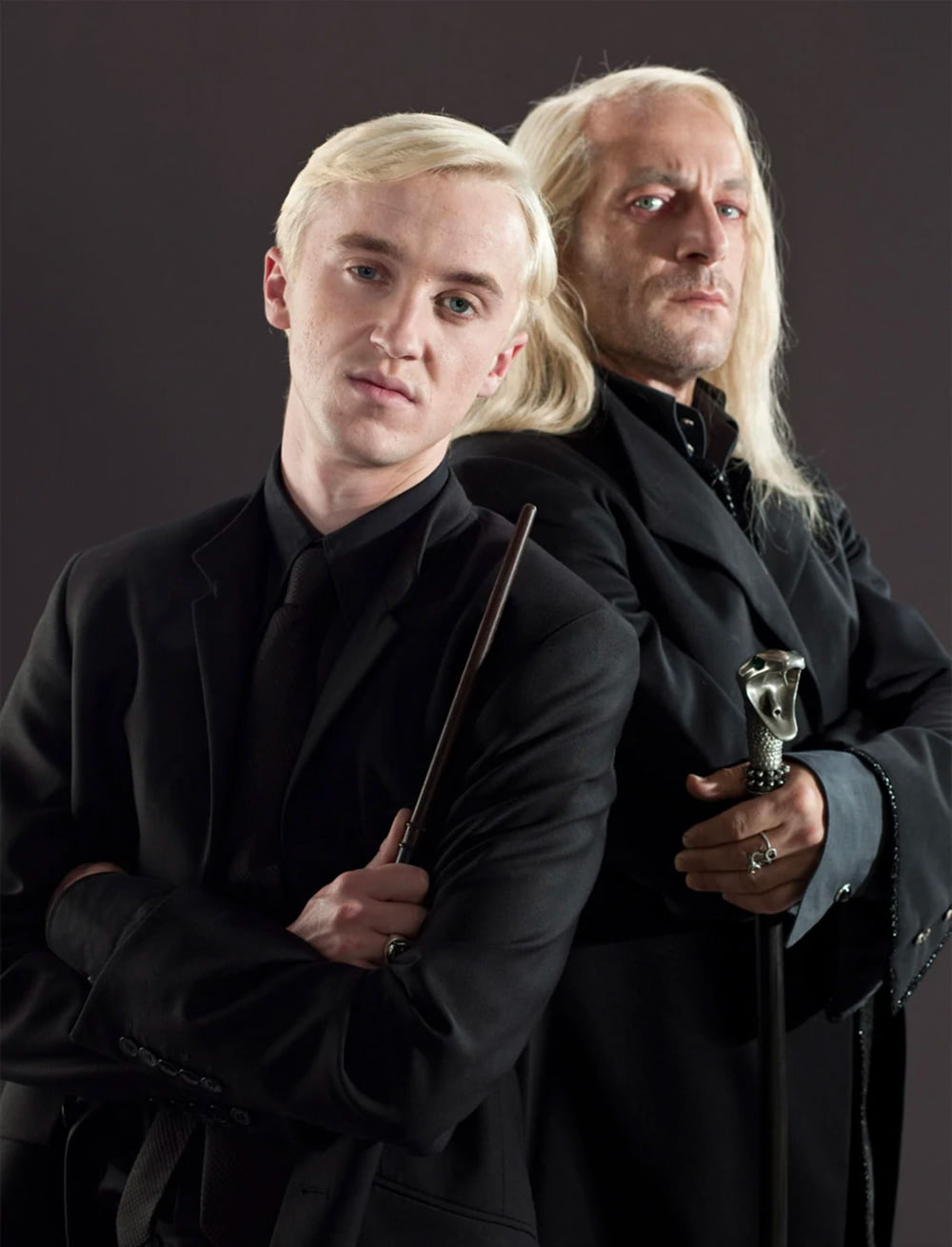 Portrait of Draco and Lucius Malfoy