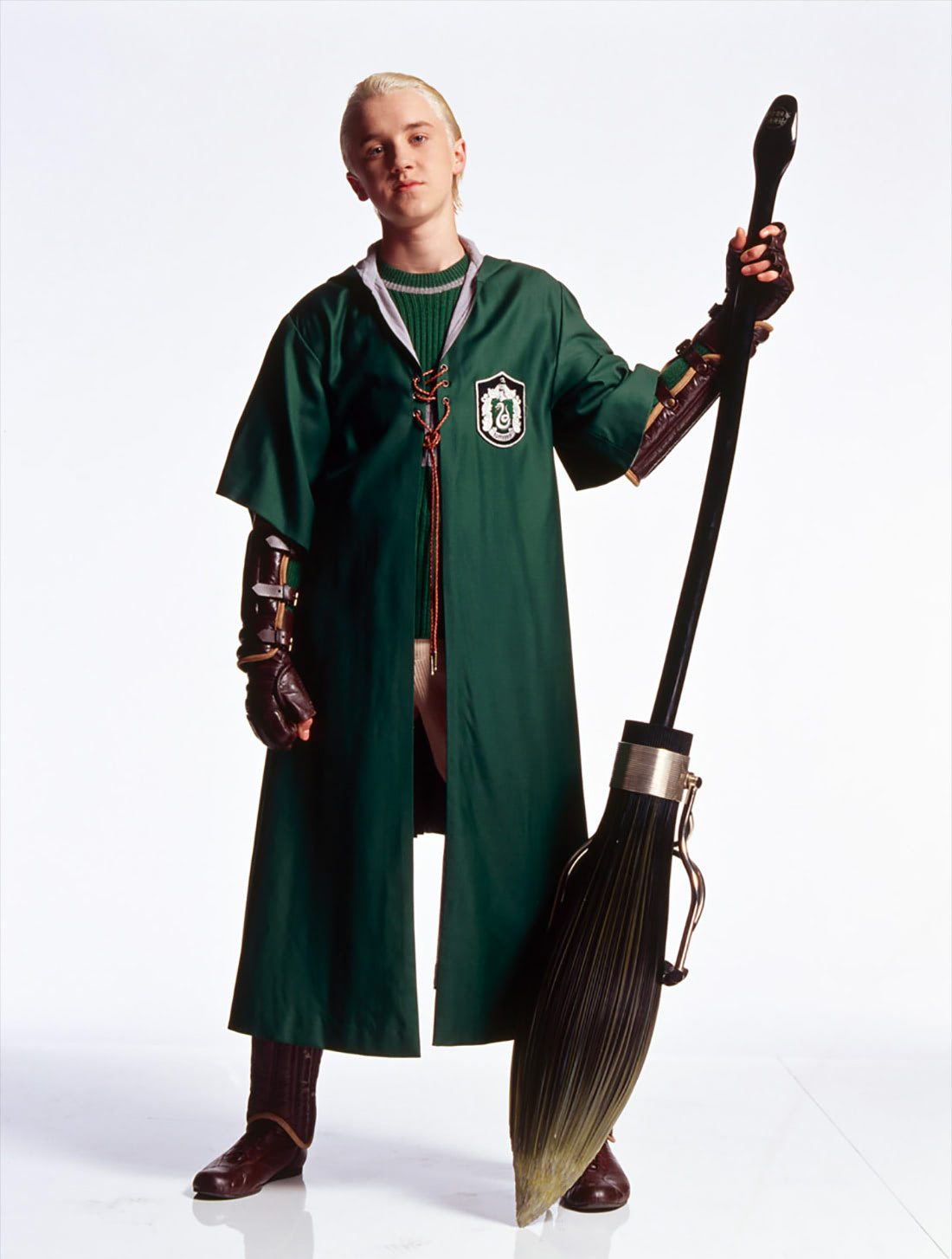 Portrait of Draco Malfoy in Quidditch robes