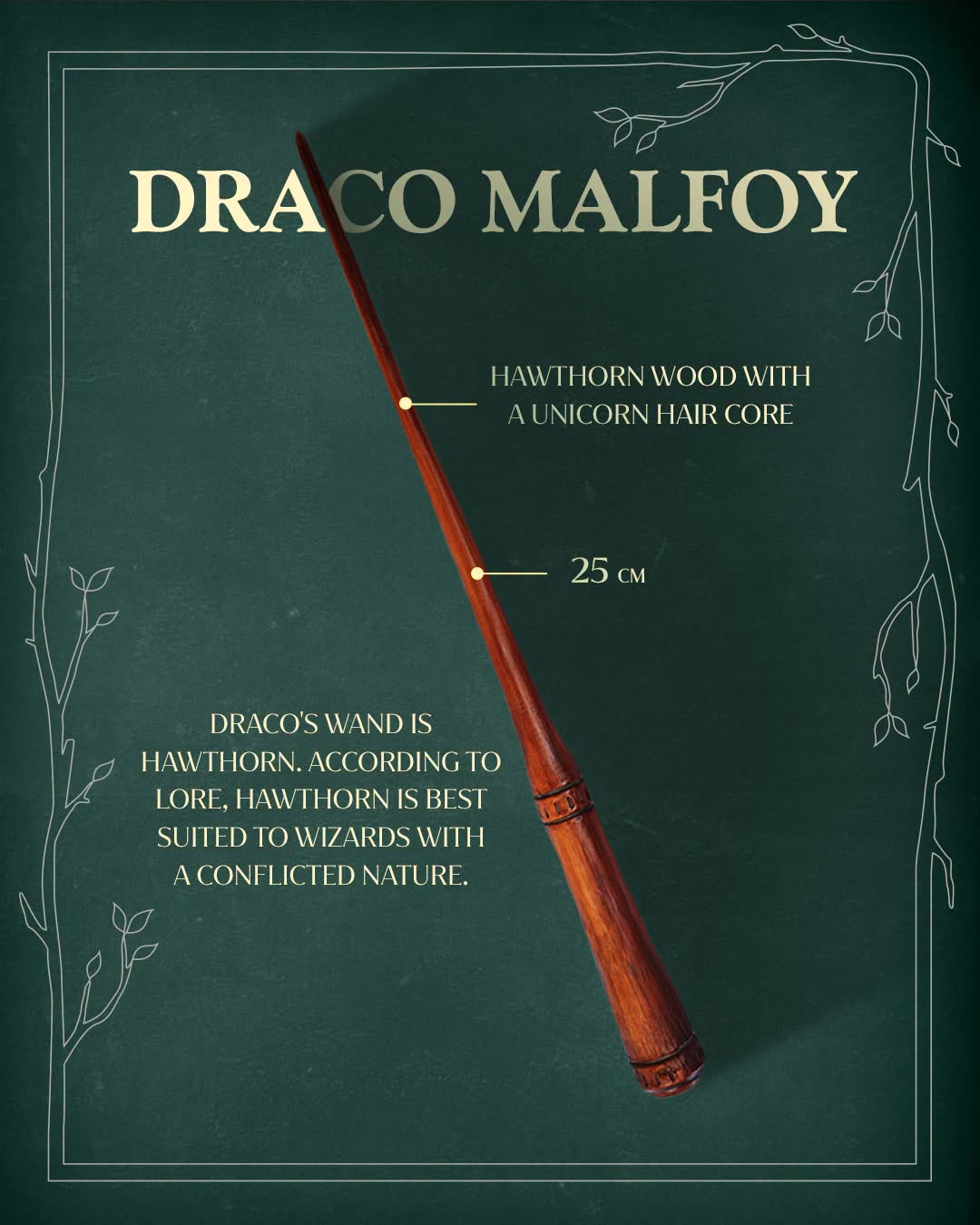Draco Malfoy’s wand in the HBO ‘Harry Potter’ TV series