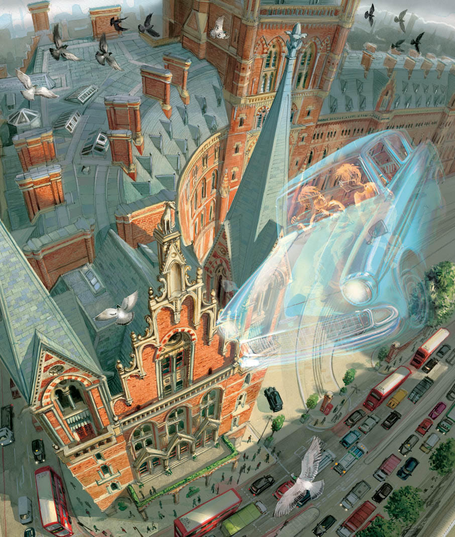 Flying to Hogwarts