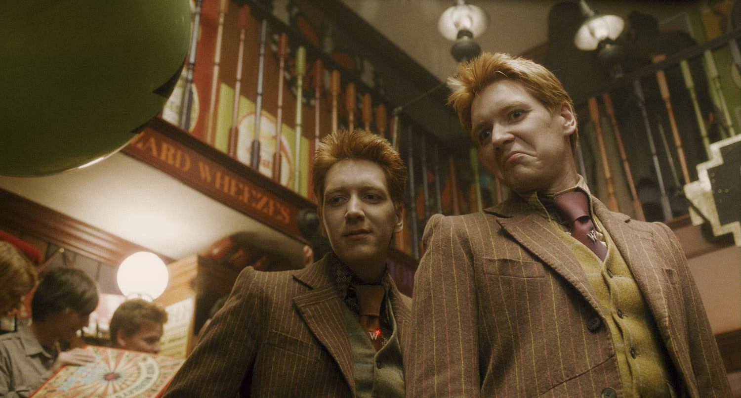 Fred and George at Weasleys’ Wizard Wheezes