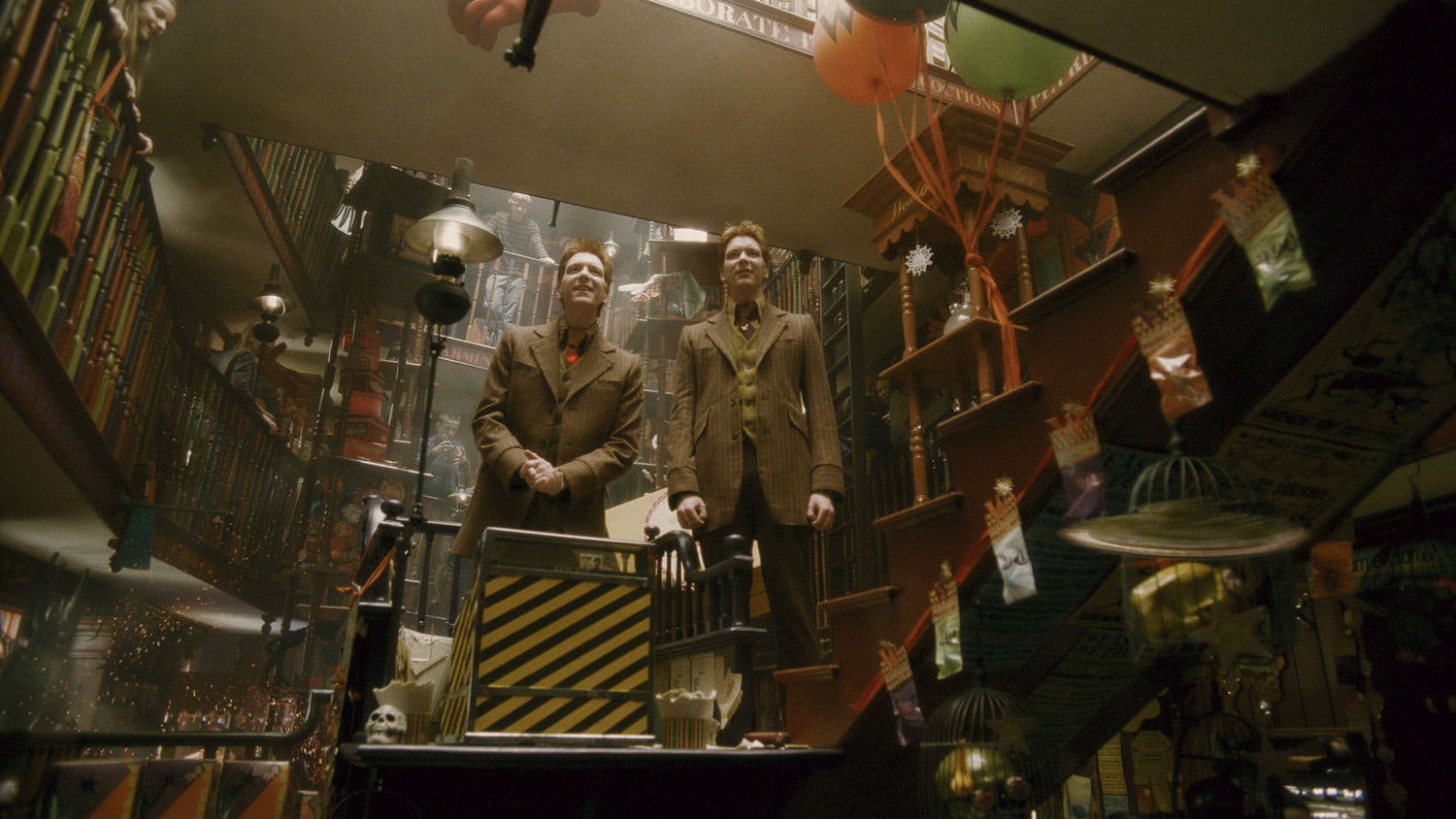 Fred and George at Weasleys’ Wizard Wheezes