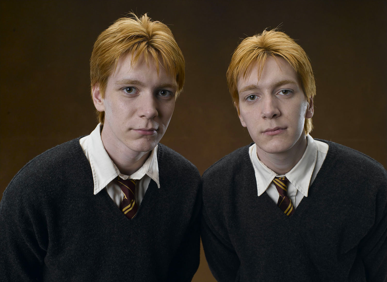 Portrait of Fred and George Weasley. 