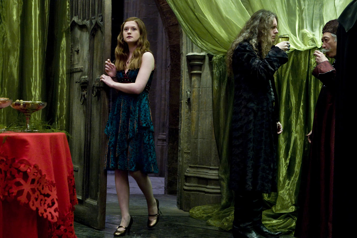 Ginny Weasley at Slughorn’s Christmas party