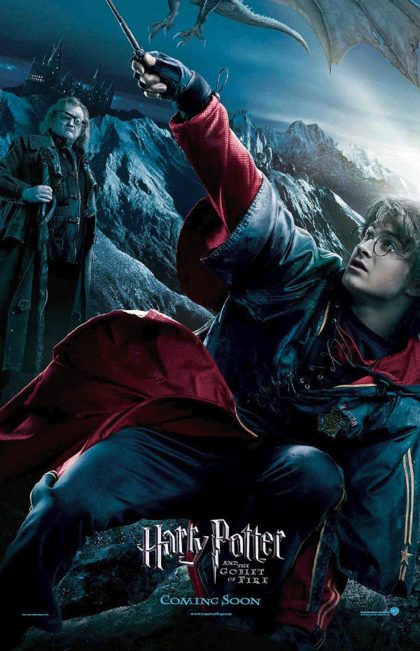Goblet Of Fire Theatrical Poster 2 Harry Potter Fan Zone