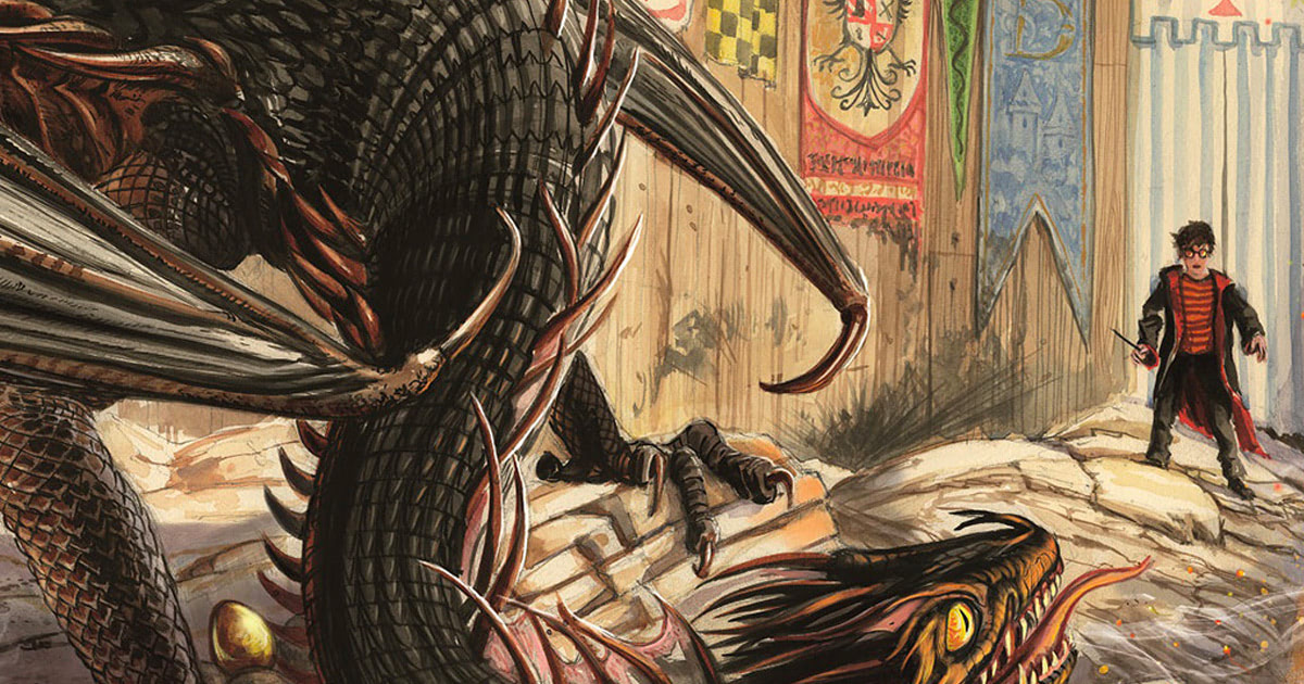 Bloomsbury unveil Jim Kay’s ‘Goblet of Fire’ illustrated edition cover artwork