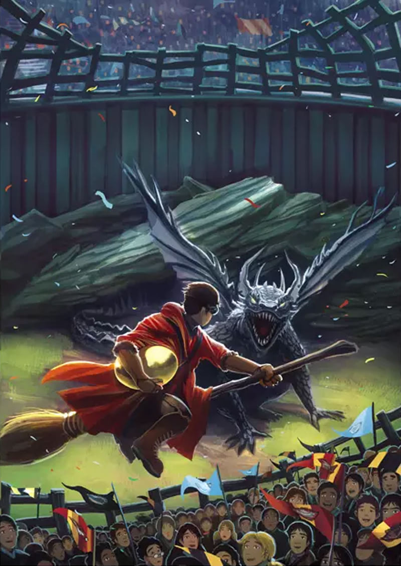 &lsquo;Goblet of Fire&rsquo; US children&rsquo;s edition (2013) (front jacket artwork)