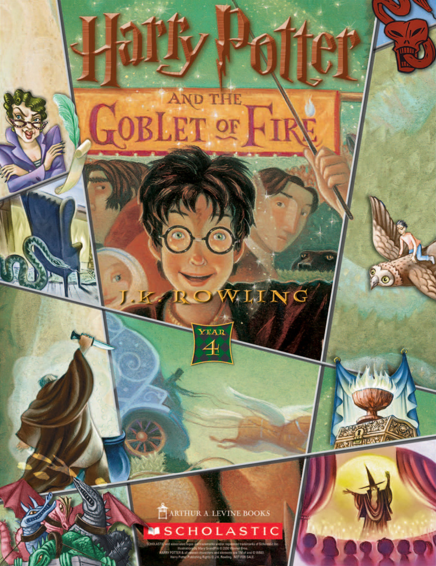 ‘Goblet of Fire’ (Year 4) Scholastic promotional poster — Harry Potter Fan Zone