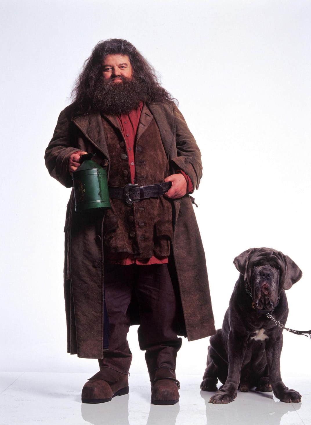 Portrait of Hagrid and Fang