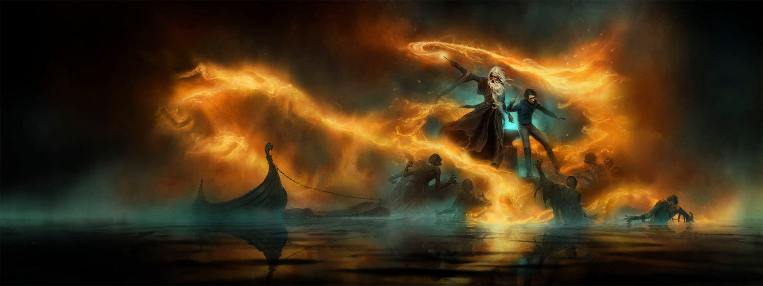 ‘Half-Blood Prince’ illustrated edition (full jacket artwork)