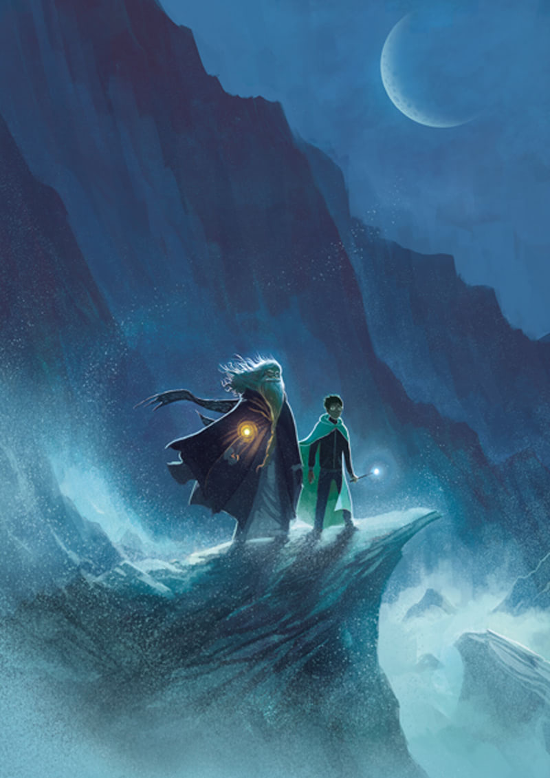 &lsquo;Half-Blood Prince&rsquo; US children&rsquo;s edition (2013) (front jacket artwork)