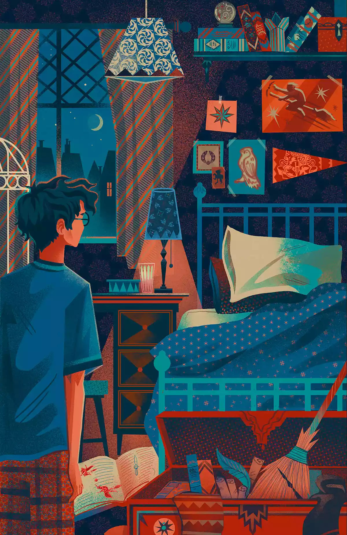 Harry at The Burrow (interactive illustrated edition)