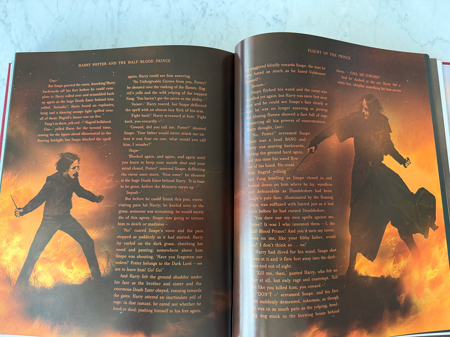 Harry fights Snape