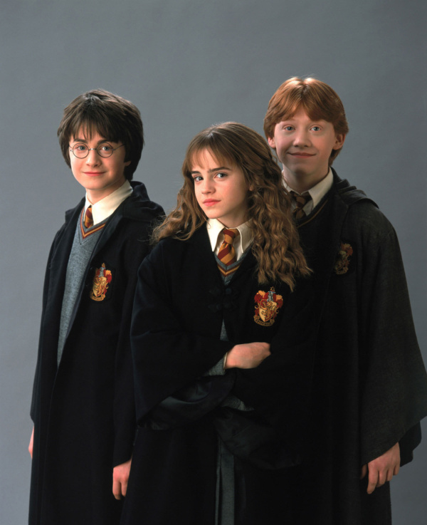 Portrait of Ron Weasley, Harry Potter and Hermione Granger — Harry ...