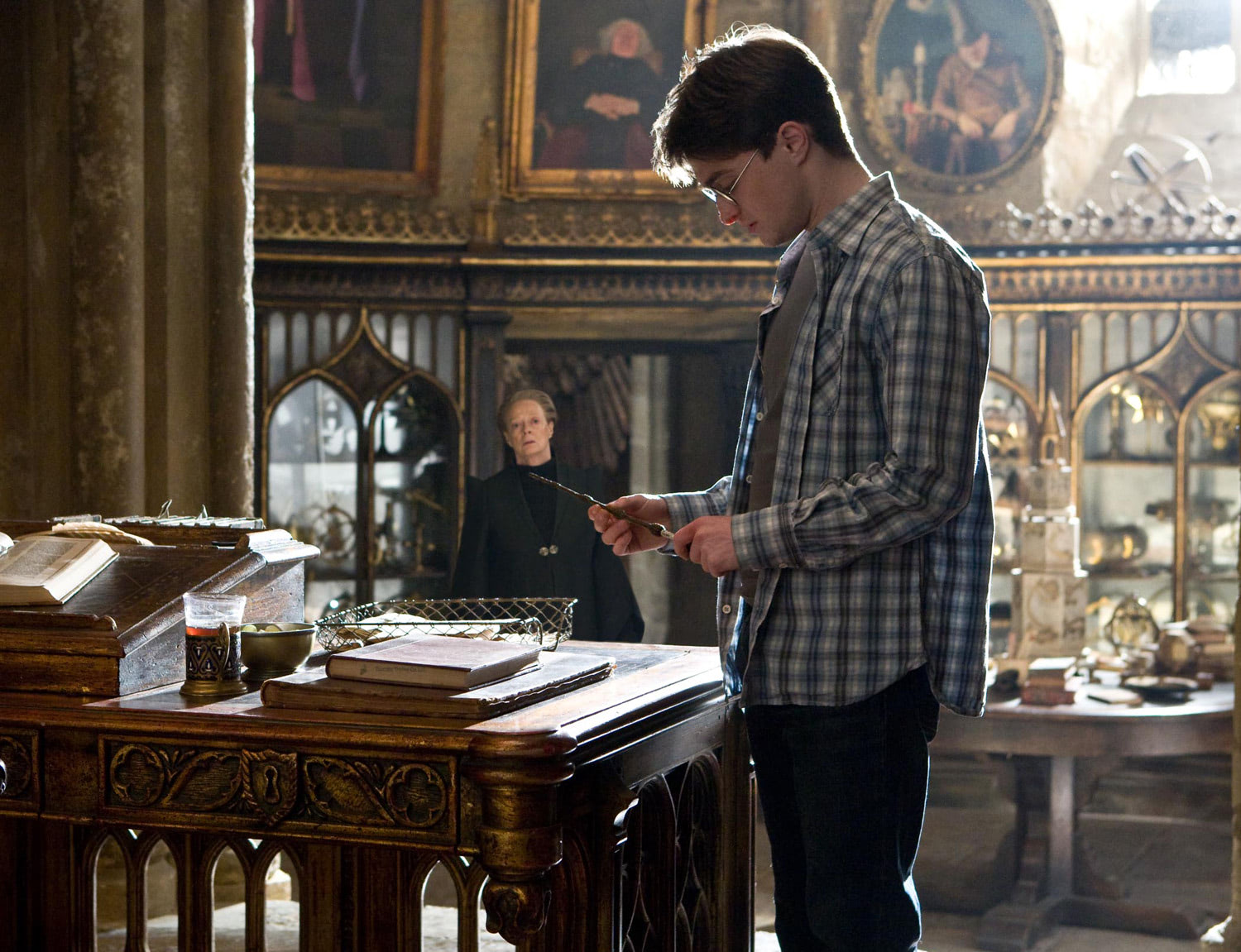 Harry in Dumbledore’s office