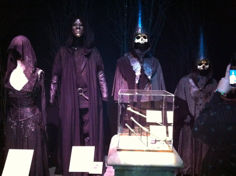 Death eater robes at ‘Harry Potter: The Exhibition’ in Sydney