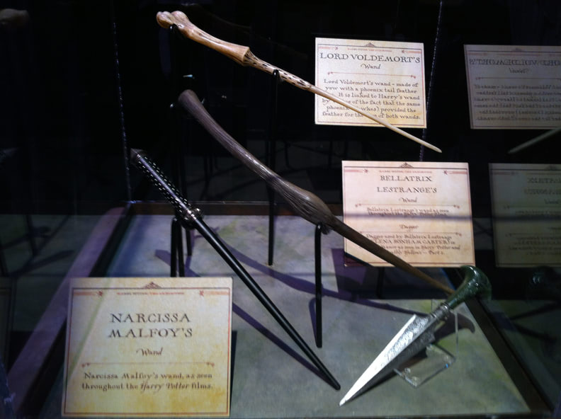 Wands at ‘Harry Potter: The Exhibition’ in Sydney