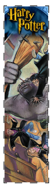 Harry and the troll bookmark