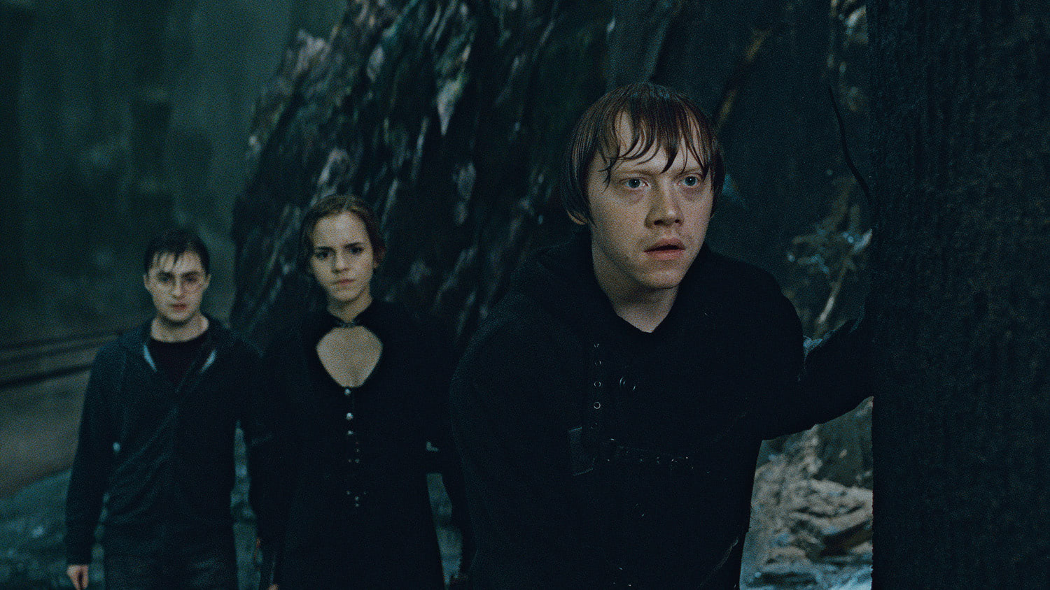 Harry, Ron and Hermione at Gringotts