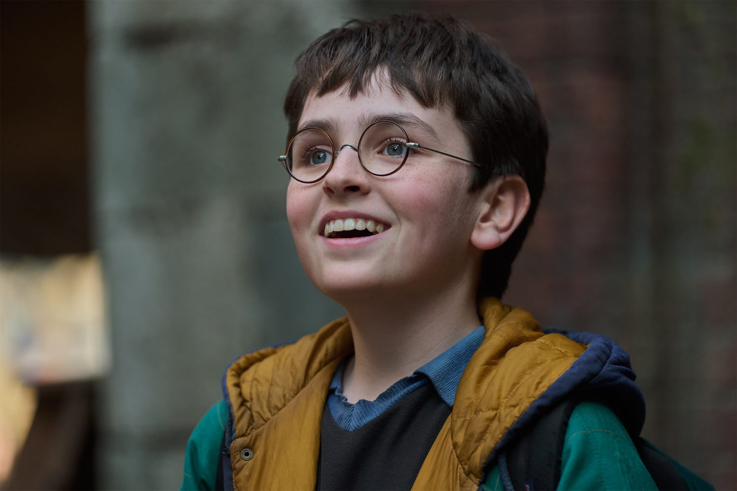 Harry smiles