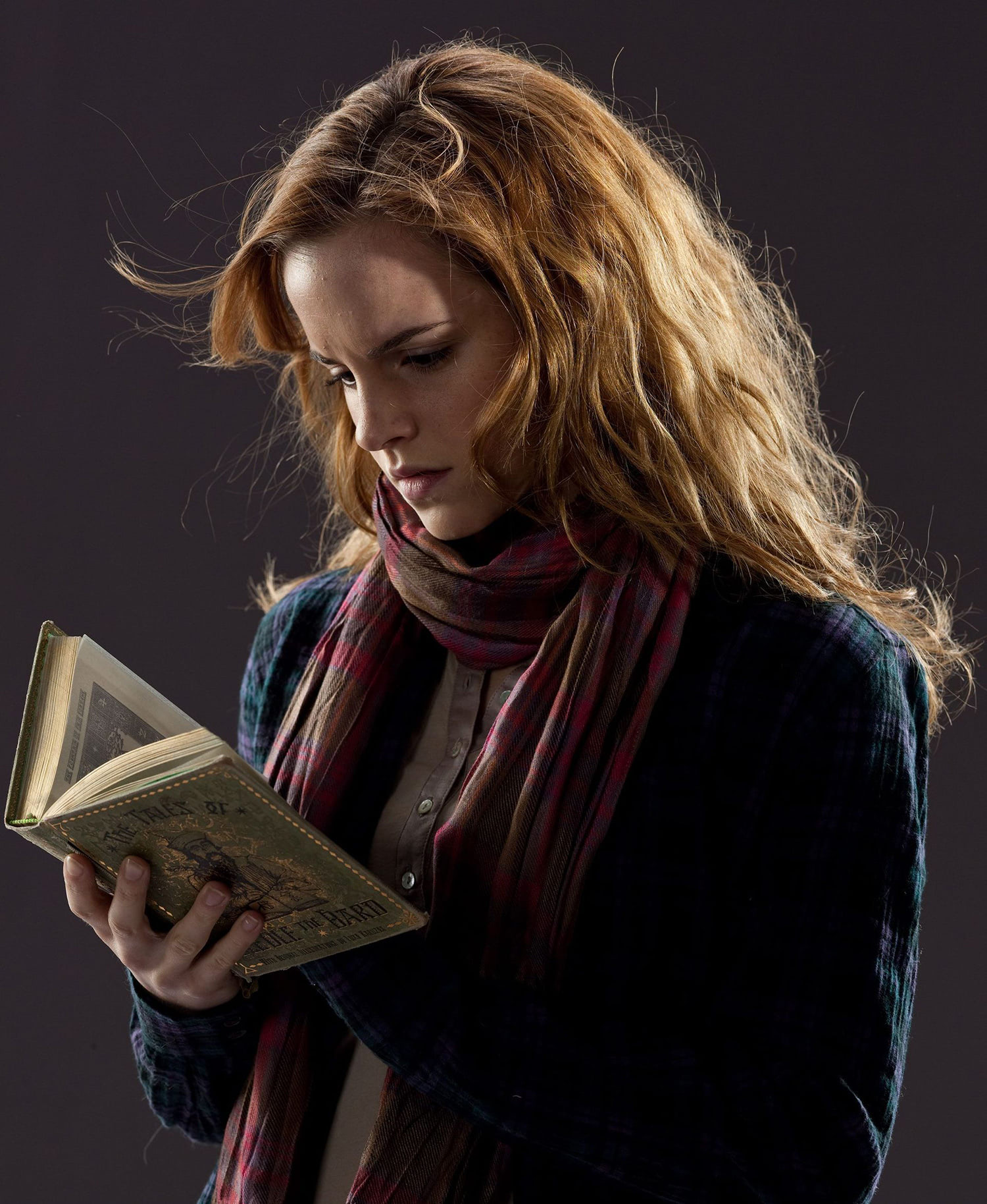 Hermione Granger with ‘Beedle the Bard’
