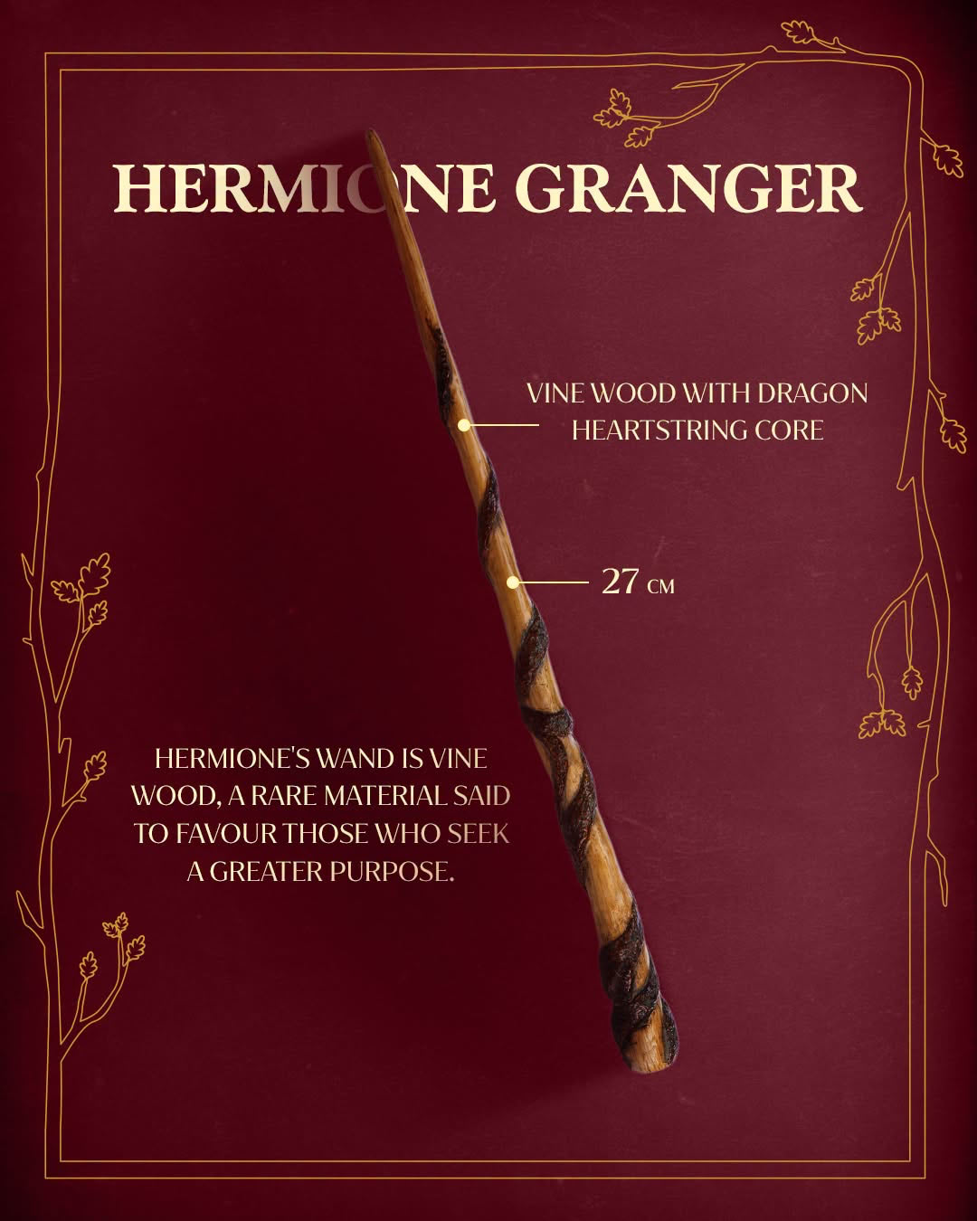 Hermione Granger’s wand in the HBO ‘Harry Potter’ TV series