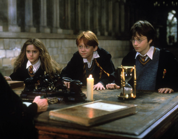 Hermione, Ron and Harry speak with Professor McGonagall — Harry Potter ...