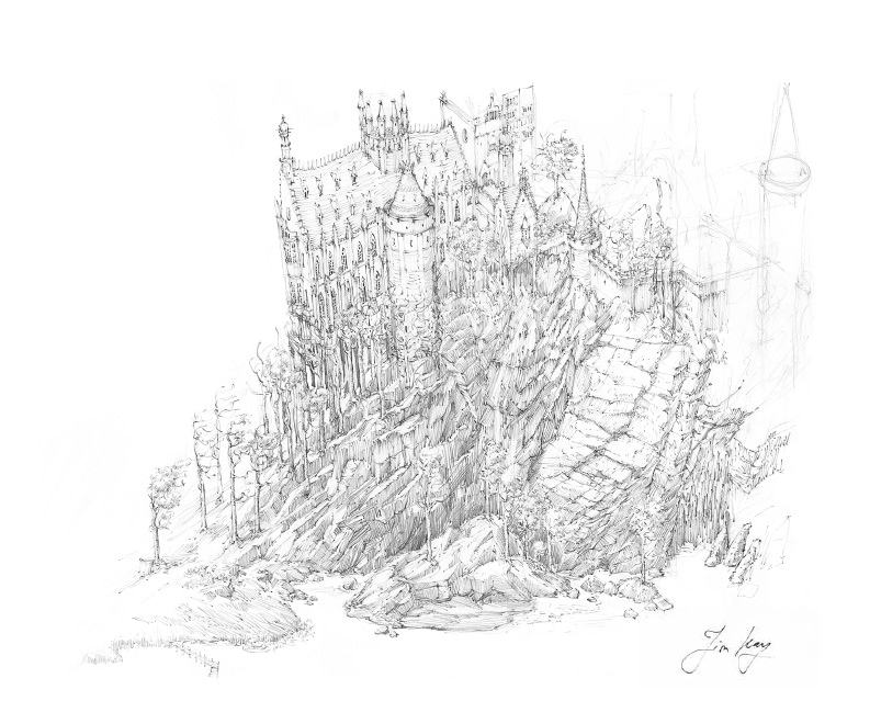 Hogwarts Castle sketch