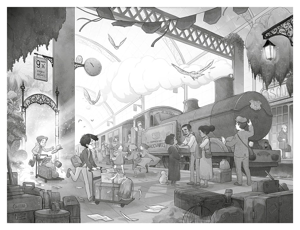 Hogwarts Express (Spanish illustrated edition)