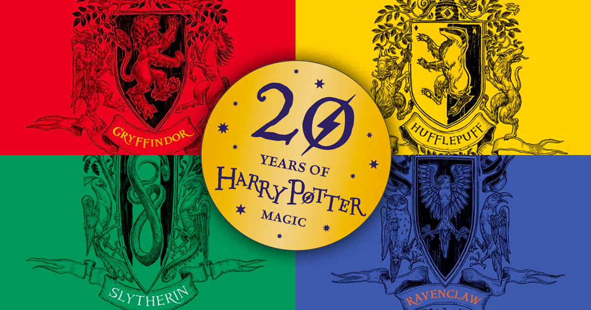 Hogwarts 20th anniversary house editions