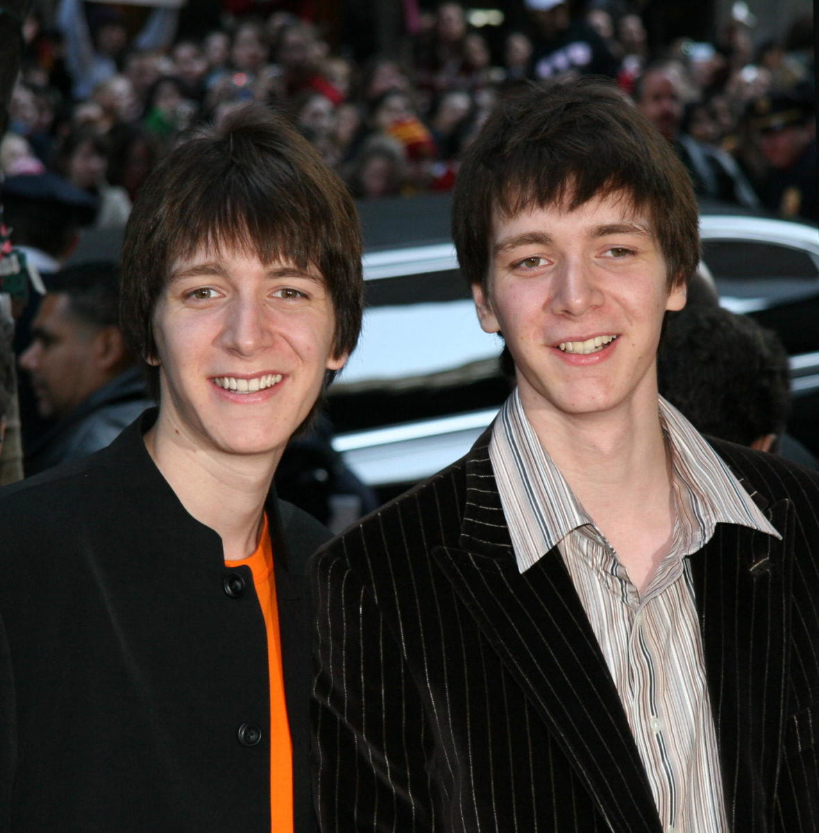 James and Oliver Phelps at the New York City ‘Goblet of Fire’ premiere
