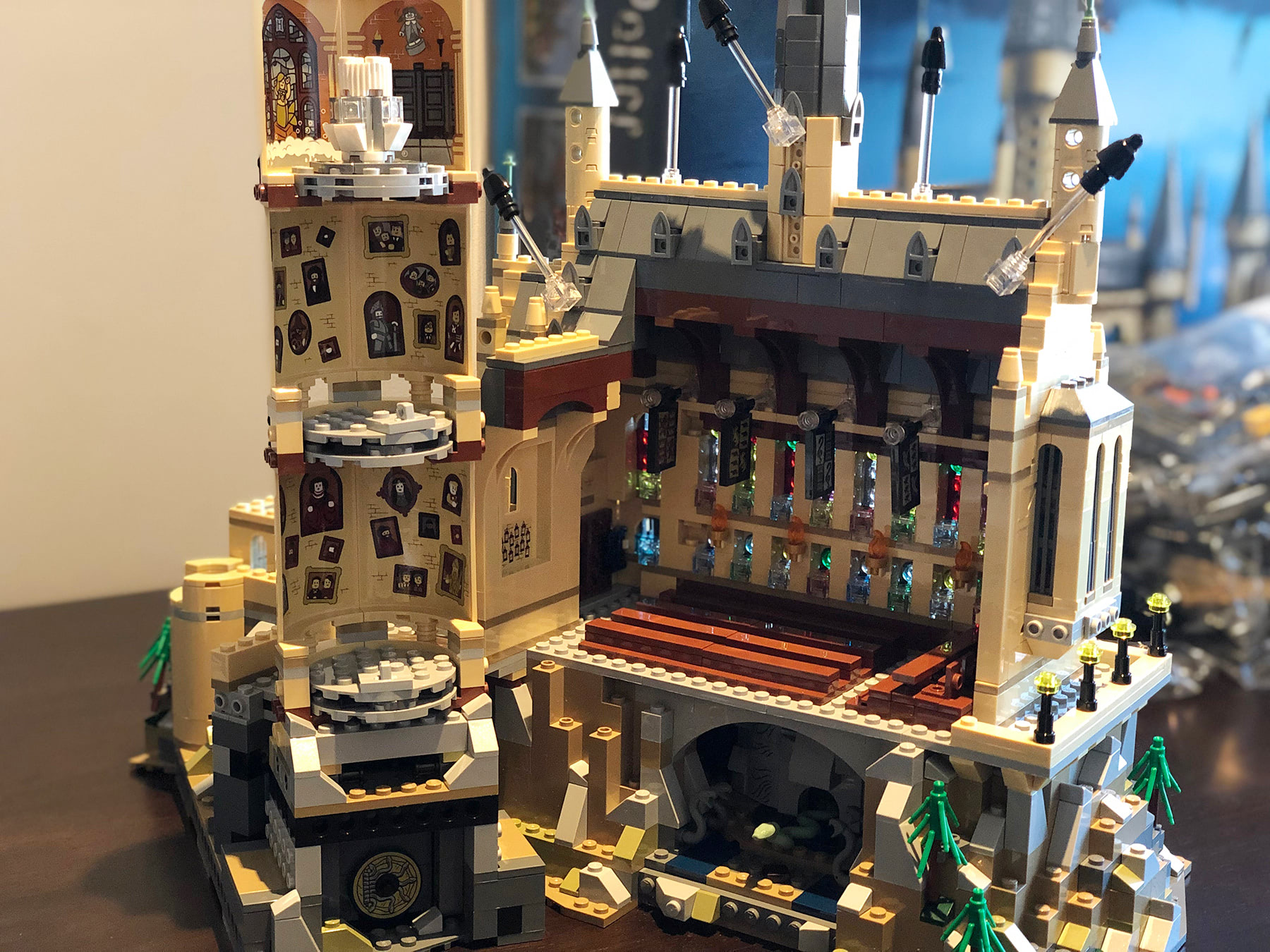 Huge Harry Potter Hogwarts Castle with Interiors From LEGO 