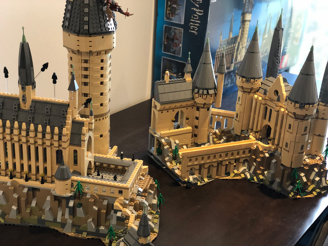 Review building the epic 6000piece Hogwarts Castle LEGO — Harry