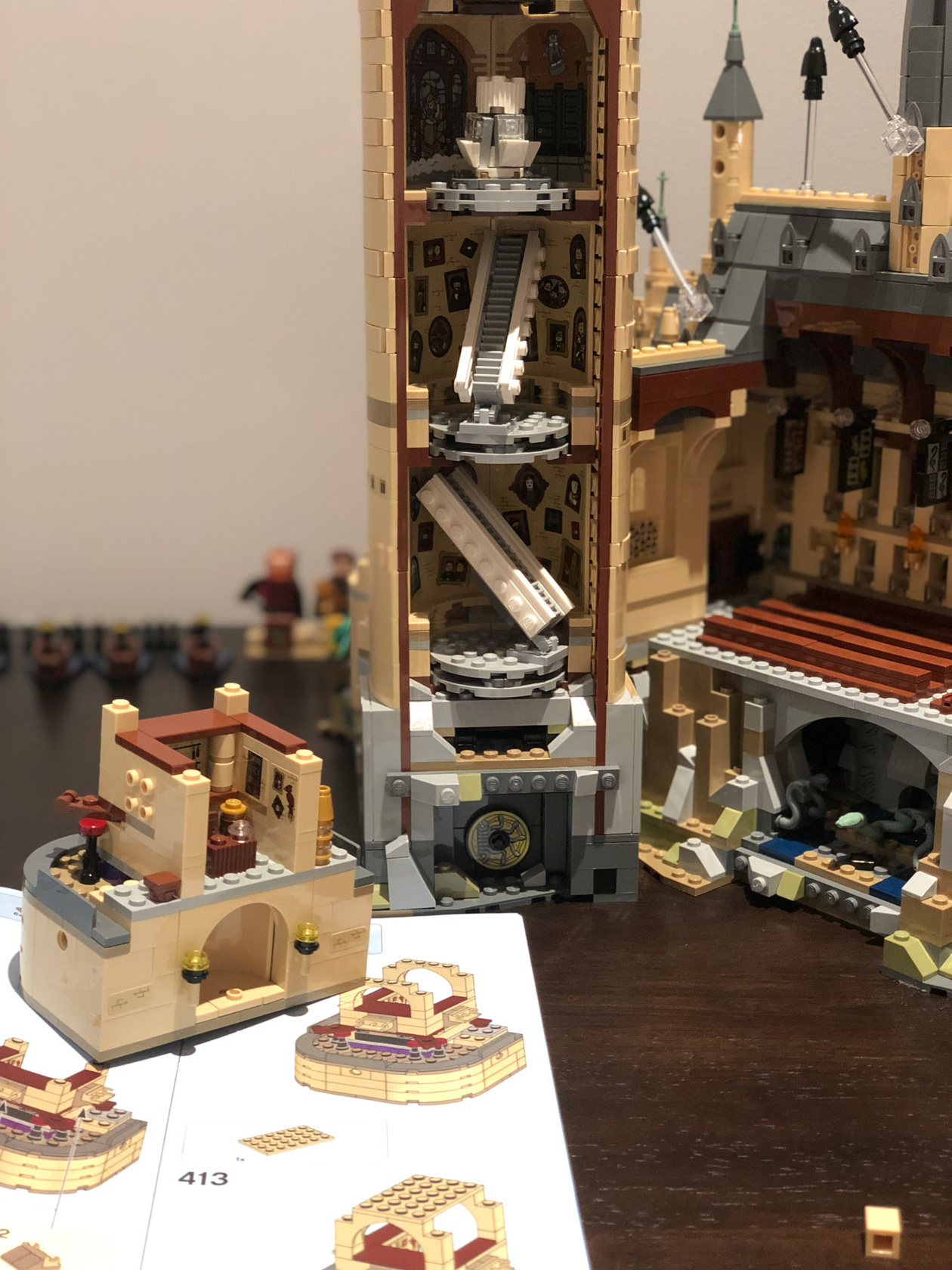 lego harry potter moving staircases