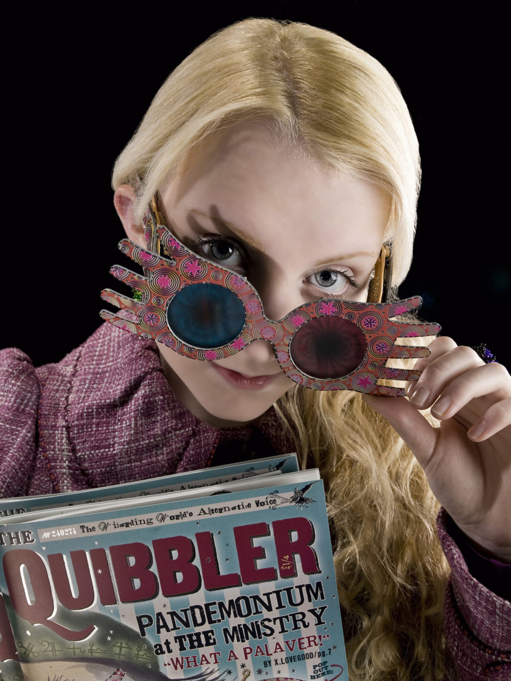 Luna Lovegood At Slughorns Christmas Party — Harry Potter Fan Zone 0337