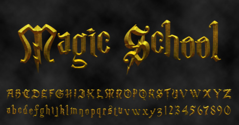 ‘Magic School’ Font — Harry Potter Fan Zone