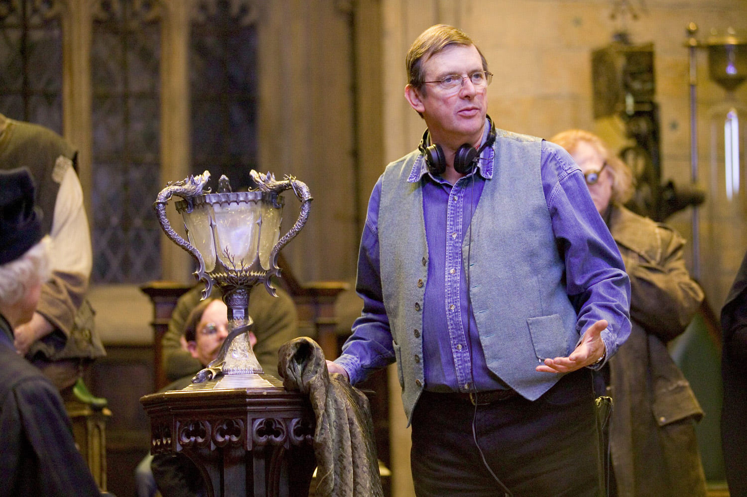 Mike Newell and the Triwizard Cup