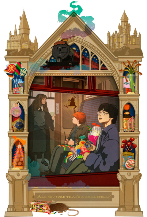 MinaLima reveal third ‘Harry Potter’ movie graphic art print — Harry ...