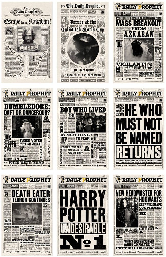 Meet MinaLima: the graphic design of the 'Harry Potter' films — Harry Potter  Fan Zone