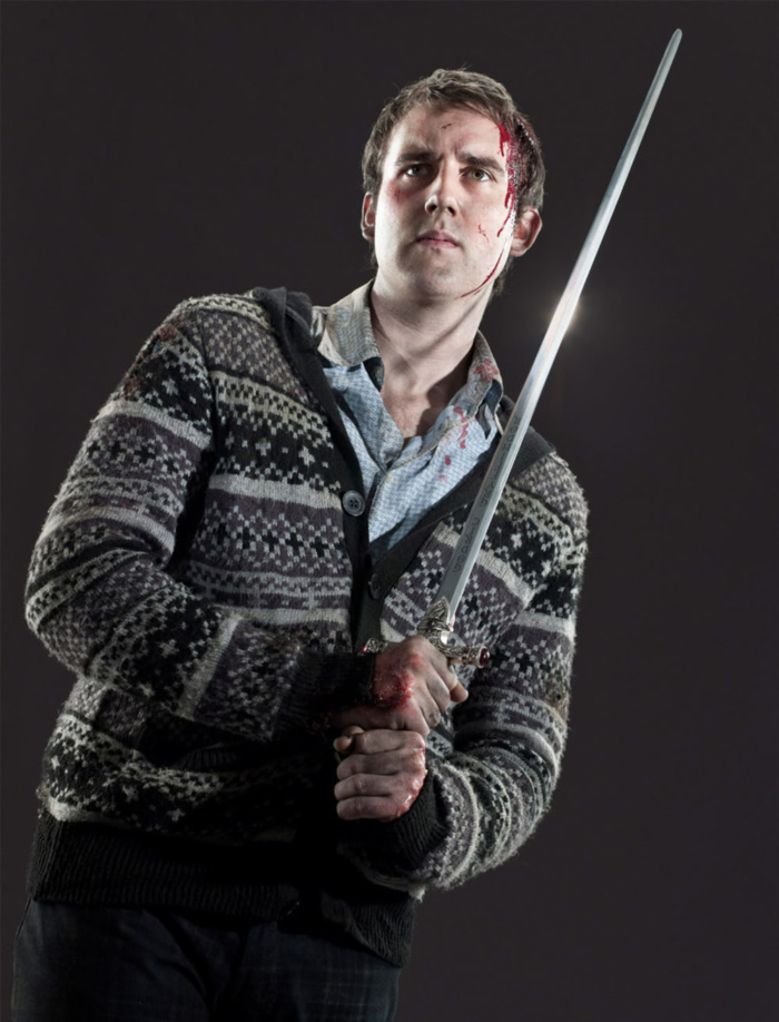 Neville Longbottom Sword of Gryffindor portrait — Harry Potter Fan Zone