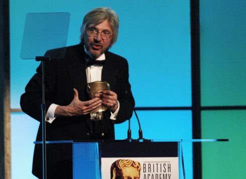 Nicholas Hooper accepts a BAFTA award — Harry Potter Fan Zone