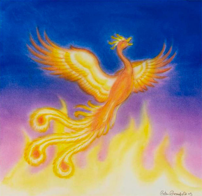 ‘Order of the Phoenix’ original (unfinished) cover illustration